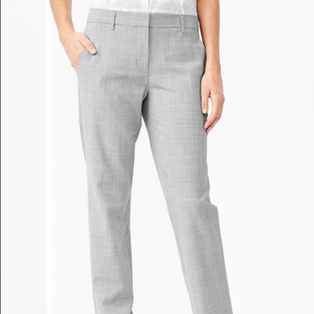 EUC! GAP Heather Grey Ankle Pants, size 00